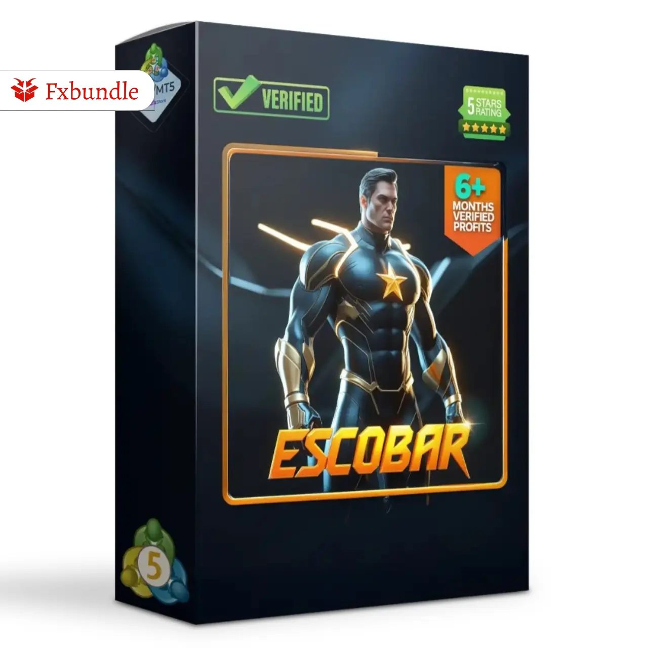 Escobar EA MT5 automated trading dashboard